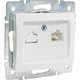 Интернет розетка RJ45 С/У. белый Jilion 9533192