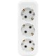 Колодка для удлинителя с 3 евророзетками (с/з) Jilion 9533964