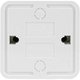 Розетка 1 гнездо (с/з) О/У. белый Jilion 9533430