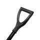 Лопата поликарбонат ал чер v- руч.  450х390мм "ПОЛИЭКО" Polyagro 8025692