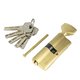 Цилиндр. механизм, ключ-защелка,цвет:золото,70 мм Pobedit Pobedit 8126070