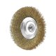 Щетка-крацовка Коническая 125мм/M14, латунированная витая проволока, Pobedit Pobedit 2133225