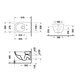 Унитаз, Duravit, Architec, подвесной, с сиденьем, шгв 365*575*320, цвет-белый