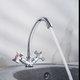 Смеситель для кухни РМС SL118-271F двуручковый Хром