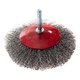 Щётка-крацовка Коническая со шпилькой 100 мм, стальная витая проволока, Pobedit Pobedit 2132010
