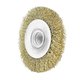 Щетка-крацовка Плоская 75мм/M14, латунированная витая проволока, Pobedit Pobedit 2125407