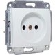 Розетка 1 гнездо (б/з) С/У. белый Jilion 9533156