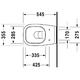 Унитаз, Duravit, D-Code, подвесной, шгв 355*545*340, цвет-белый (стар.арт 2535090000)