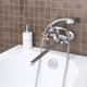 Смеситель для ванны с душем РМС SL138-140P универсальный Хром