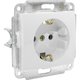 Розетка 1 гнездо (с/з) С/У. белый Jilion 9533160