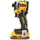 Аккумуляторный импульсный шуруповерт DEWALT 18 В 206 Нм 3800 уд/мин 3250 об/мин с 2 АКБ АЧ и ЗУ кейсе TSTAK DCF850D2T DCF850D2T-QW