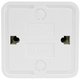 Розетка 1 гнездо (б/з) О/У. белый Jilion 9533426