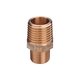 Ниппель, НН, 1", 1/2", бронза, редукционный