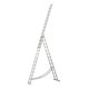 Лестница трехсекц. универс. алюмин.3х14 ст,Политех "СТАНДАРТ" Политех Инструмент Инструмент 8063214