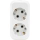 Колодка для удлинителя с 2 евророзетками (с/з) Jilion 9533961