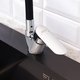 Смеситель для кухни BOOU B8274-10F-E307A с гибким изливом Латунь Черный