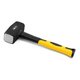 Кувалда мини 2000 г, обрезиненная  рукоятка, 70% фиберглас, Pobedit Pobedit 2530320