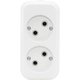 Колодка для удлинителя с 2 евророзетками (б/з) Jilion 9533943