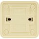 Выключатель одноклавишный проходной О/У. бежевый Jilion 9533403