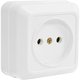Розетка 1 гнездо (б/з) О/У. белый Jilion 9533426