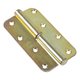 Петля накладная разъемн. лев. 110 мм, желт. цинк Россия 8130237