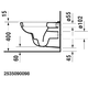 Унитаз, Duravit, D-Code, подвесной, шгв 355*545*340, цвет-белый (стар.арт 2535090000)