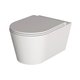 Унитаз, , Hide, подвесной, шгв 370*570*345, Aliglaze+, цвет-белый матовый Alice 31170109