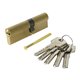 Цилиндр. механизм, ключ-ключ,цвет:золото,50x40 мм Pobedit Pobedit 8127420