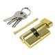 Цилиндр. механизм, ключ-защелка,цвет:золото,60 мм Политех Политех Инструмент Инструмент 8124060
