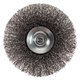 Щётка-крацовка Коническая со шпилькой 100 мм, стальная витая проволока, Pobedit Pobedit 2132010