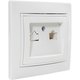 Интернет розетка RJ45 С/У. белый Jilion 9533192