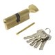 Цилиндр. механизм, ключ-защелка,цвет:золото,70 мм Pobedit Pobedit 8126070