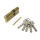 Цилиндр. механизм, ключ-ключ,цвет:золото,55x35 мм Pobedit Pobedit 8127440