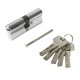 Цилиндр. механизм, ключ-ключ,цвет:серебро,80 мм Pobedit Pobedit 8127081