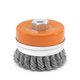 Щетка-крацовка Чашка с бандажом 100мм/М14, стальная, Pobedit Pobedit 2129100