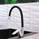Смеситель для кухни BOOU B8274-10F-E307A с гибким изливом Латунь Черный
