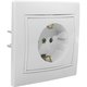 Розетка 1 гнездо (с/з) С/У. белый Jilion 9533160