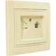 Интернет розетка RJ45 С/У. бежевый Jilion 9533193