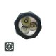 Фонарь ручной светодиодный, 3LED, 2хАА, обрезин. пластик Jilion 9531115