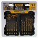 Набор DEWALT DT50050 cверл 10pcs Impact TITANIUM Drill Bit Set DT50050-QZ