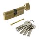 Цилиндр. механизм, ключ-защелка,цвет:золото,90 мм Pobedit Pobedit 8126090