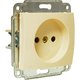Розетка 1 гнездо (б/з) С/У. бежевый Jilion 9533157