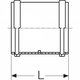 Муфта двухраструбная 110 REHAU 11214941001