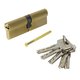 Цилиндр. механизм, ключ-ключ,цвет:золото,90 мм Pobedit Pobedit 8127090